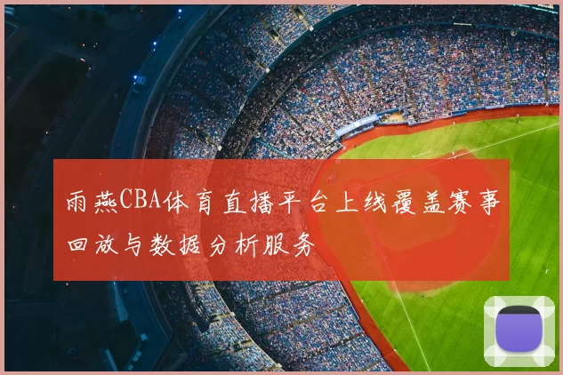 雨燕CBA体育直播平台上线覆盖赛事回放与数据分析服务