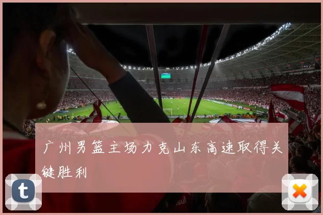 广州男篮主场力克山东高速取得关键胜利
